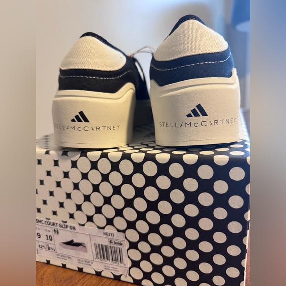 Adidas Stella McCartney aSMC Court Slip On Black Chunky Sneakers - Picture 5 of 14